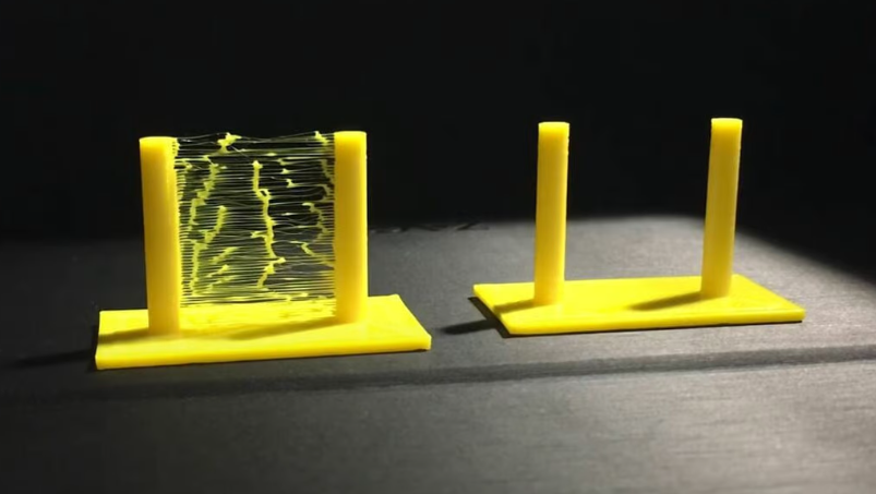 عملکرد ریترکشن در چاپ سه بعدی