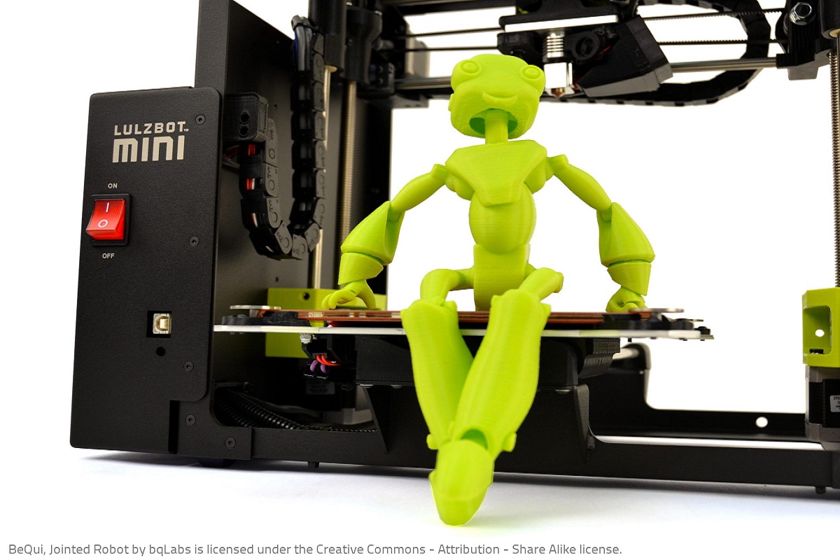 ساخت ربات با پرینتر سه بعدی
